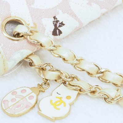 超稀有限量版！Chanel 香奈兒CF classic flap 貓咪印花鏈條單肩包-27