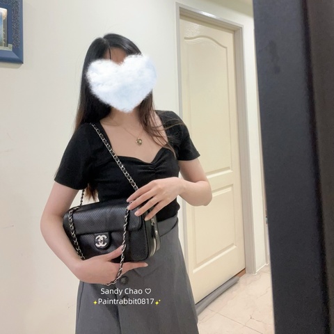 ෆ Chanel冰格法棍 洞洞包