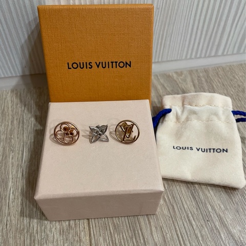 LV 三色耳環