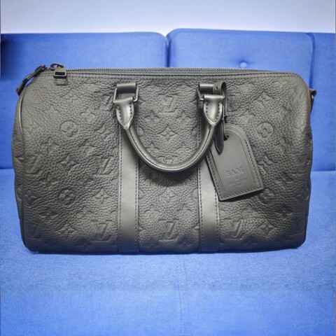 Louis Vuitton Keepall 35 黑色 98%新, 附原裝盒, 防塵袋, 產品卡及購買單據