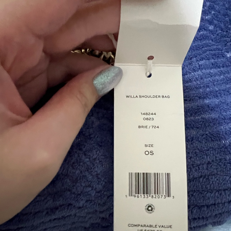 全新Tory Burch Willa系列油蠟羊皮肩背包-21