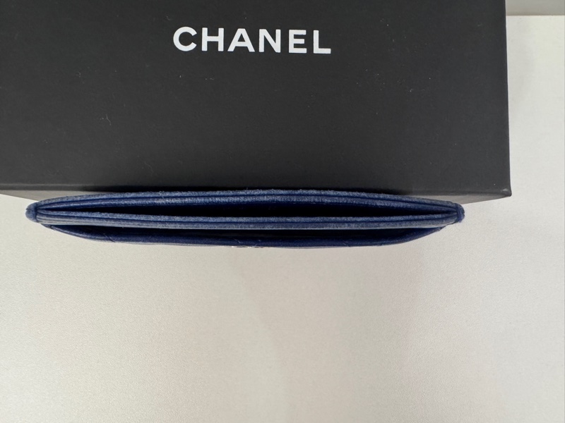 Chanel 經典卡夾 藍色小羊皮-1