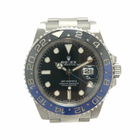 勞力士 126710BLNR GMT Master II 自動上鍊蠔式錶帶隨機編號腕錶不鏽鋼男士銀色