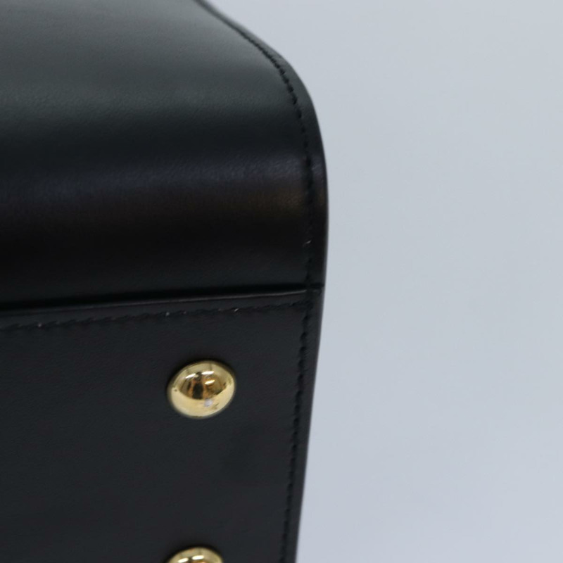 【日本直送】SAINT LAURENT Baby Cabas 包 皮革 2 向 黑色 金色 MAL568853Y 正品 yk14669A-16