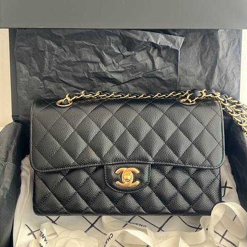 「大天菜」 近代款 Chanel CF23 Classic flap bag 荔枝皮