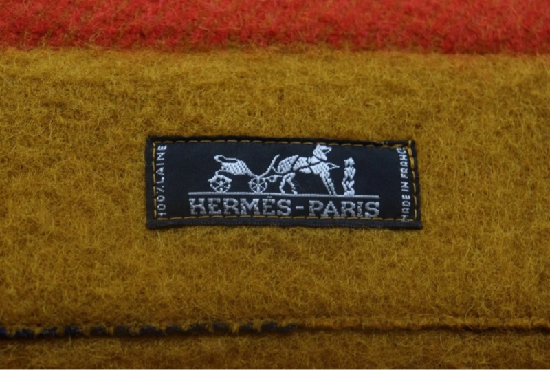 「JL精品代購」97新 Hermes 愛馬仕 條紋單肩包-7