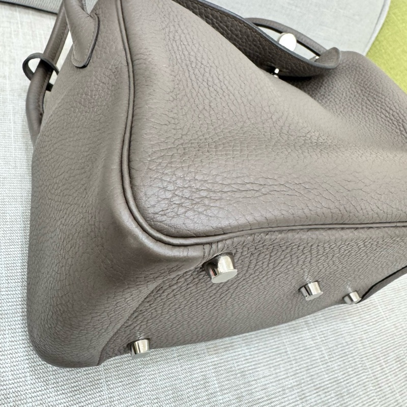 愛馬仕 Lindy26 錫器灰 銀扣 TC 皮 X-11