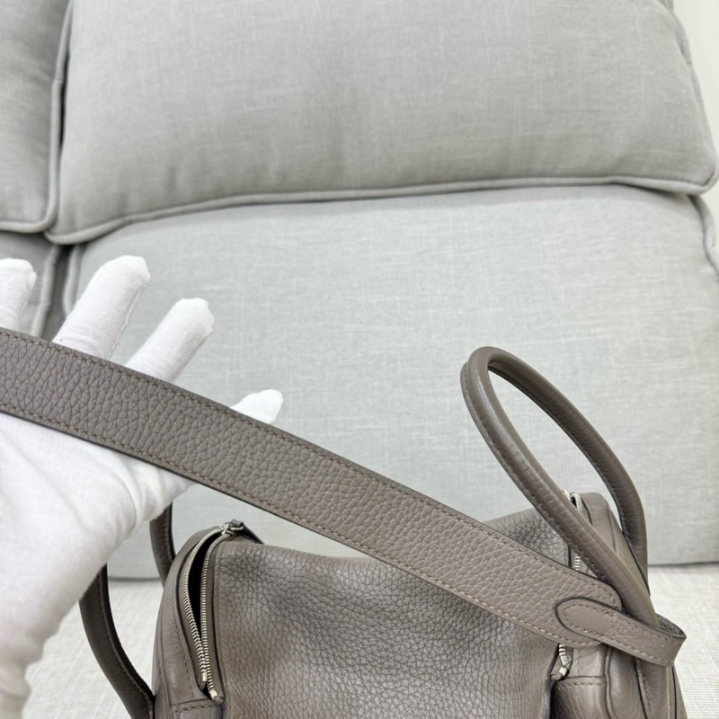 愛馬仕 Lindy26 錫器灰 銀扣 TC 皮 X-25