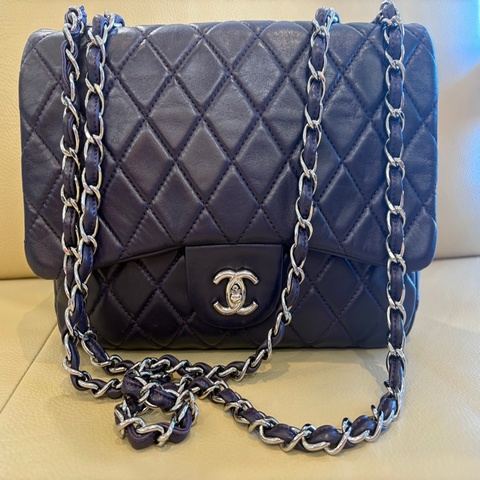 Chanel cf  紫色 30*20*9