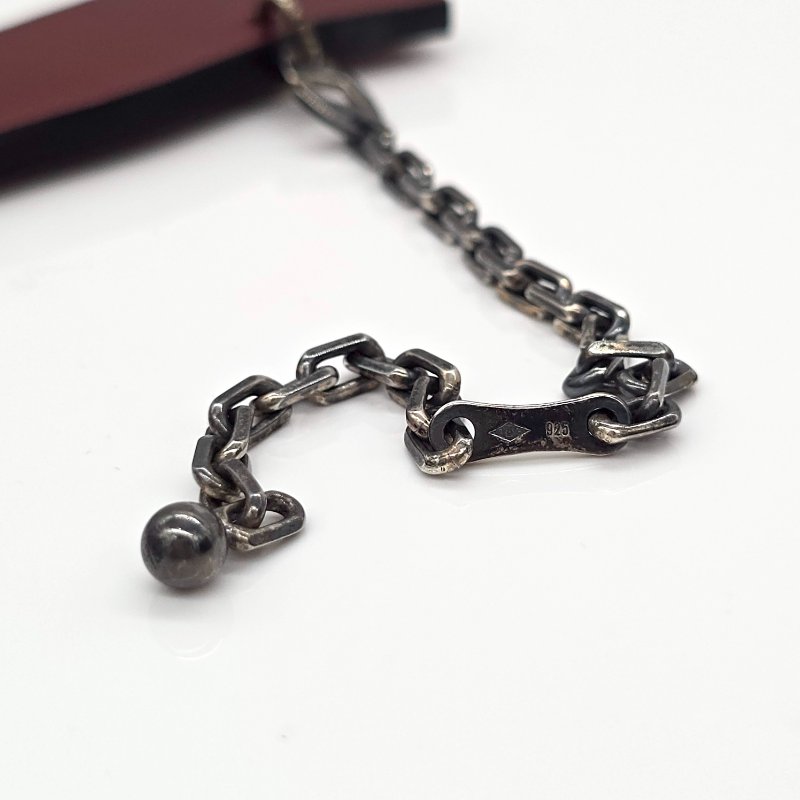 HERMES 鑰匙圈 靴子口禮物 牛皮革 925銀-7