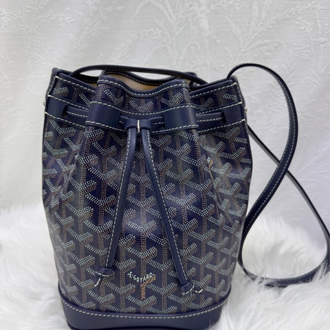 GOYARD sac bellechasse biaude blue marine pm
