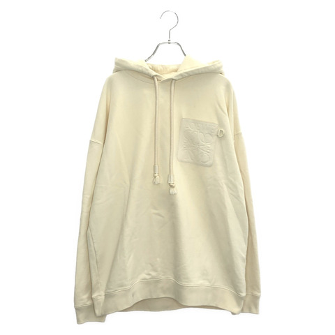 LOEWE Anagram 連帽衫 棉 米色 M 碼 二手 女款
