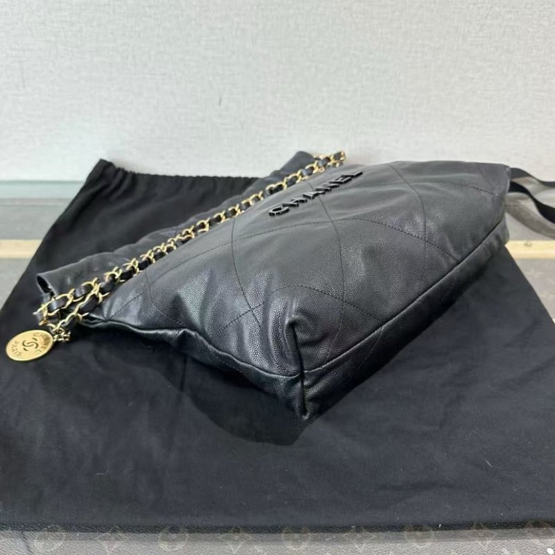 ✨CHANEL 22bag黑金黑字子母垃圾袋30*30*8 99新配件塵袋-3