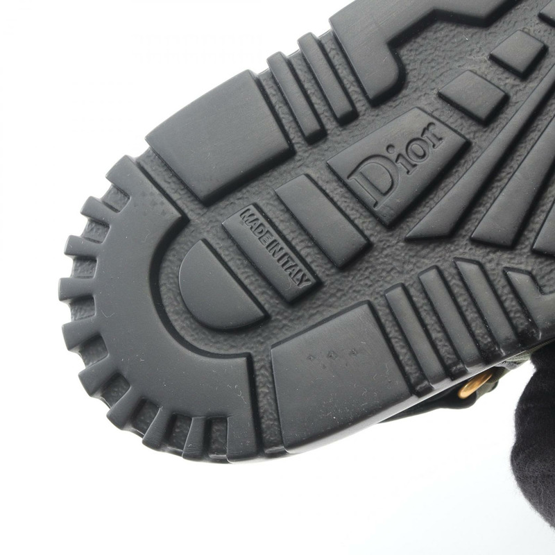 Christian Dior Dioract 平底涼鞋 帆布 卡其色 多色 二手 女款 #36-6