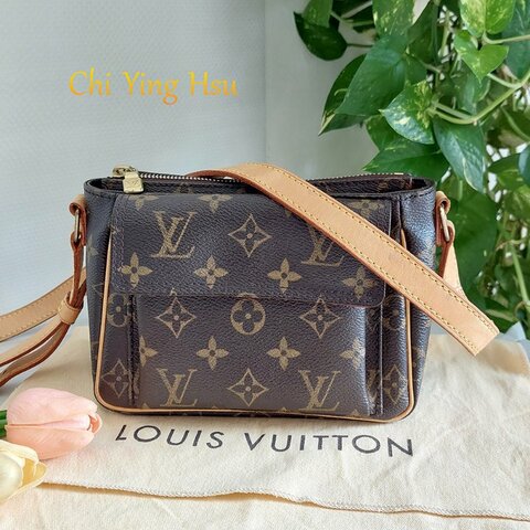 LV 路易威登 M51165 🌈實品拍照🌈🎀側/斜背款 豆腐包 viva Cite~二手品