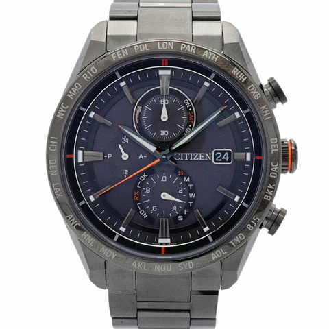 西鐵城 Attesa H800-T025871 黑色錶盤男士手錶