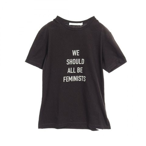 Christian Dior T卹短袖 213T03TA001 棉黑色二手女款 #XS