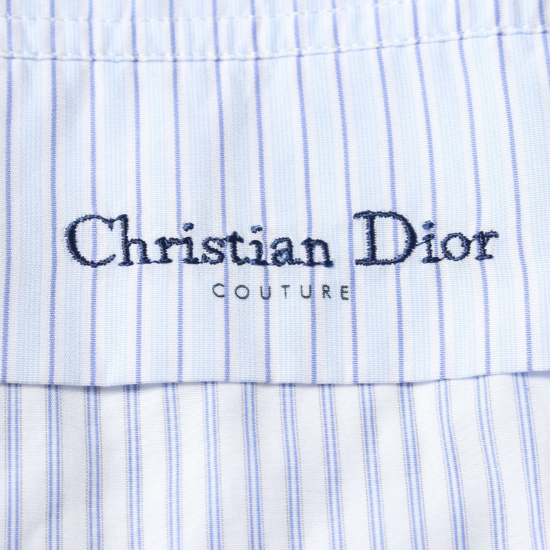 Christian Dior 襯衫長袖上衣 313C507A5656 棉藍色二手男款 #44-4