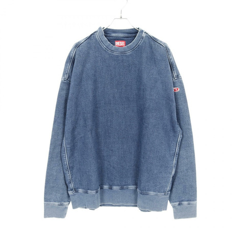 DIESEL D-KRIB-NE sweater A03943 09C99 牛仔布 藍色 二手 男裝