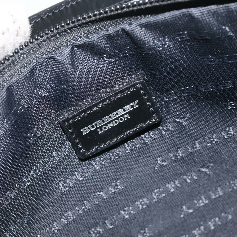 【日本直送】BURBERRY Nova 格紋配件袋 PVC 米色銀色 正品 129325-17