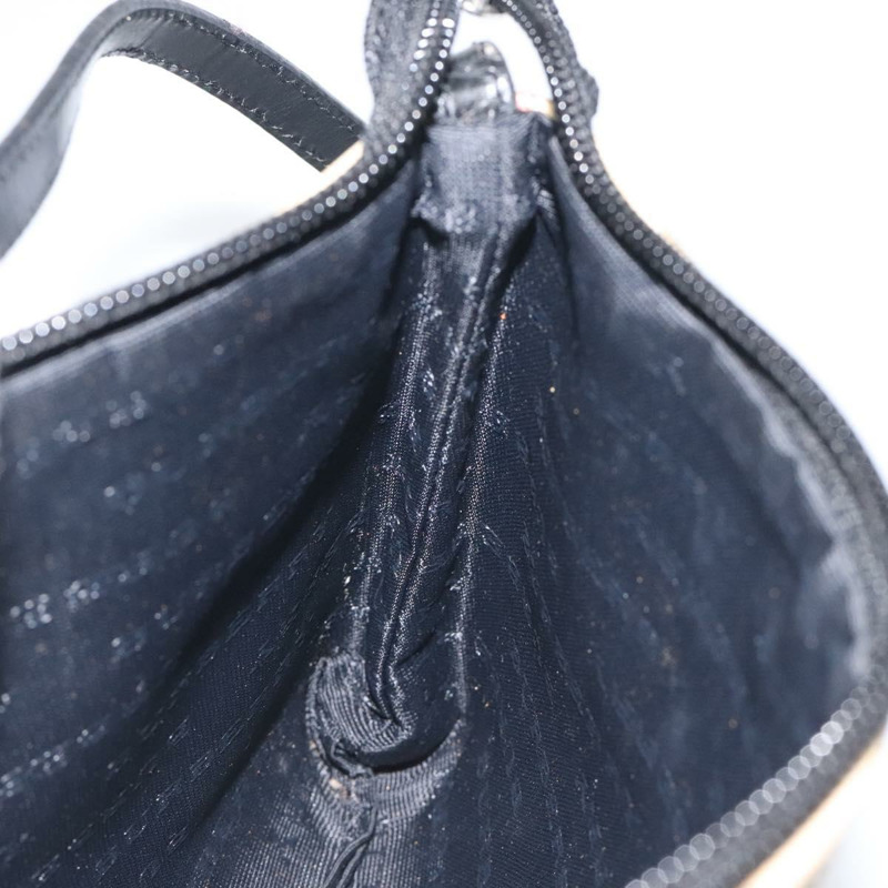 【日本直送】BURBERRY Nova 格紋配件袋 PVC 米色銀色 正品 129325-18
