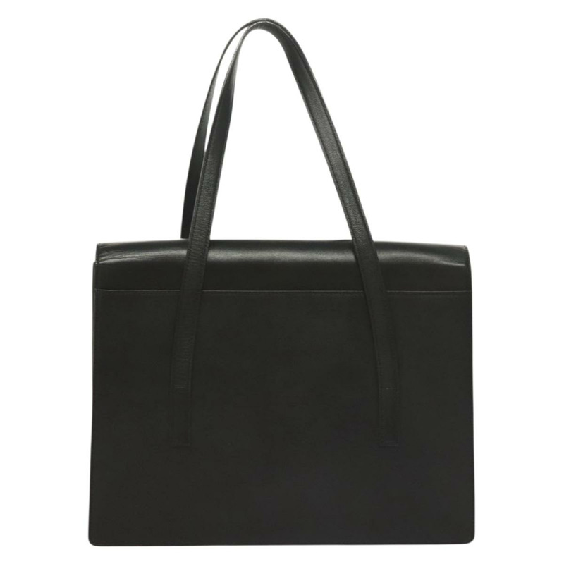 【日本直送】Burberry 手提包 皮革 黑色 銀色 正品 ep9512-1