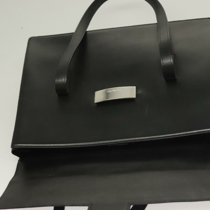 【日本直送】Burberry 手提包 皮革 黑色 銀色 正品 ep9512-9