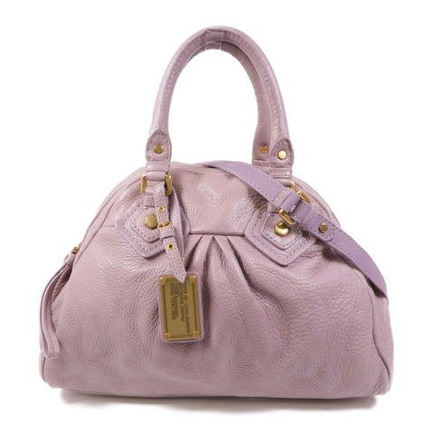 MARC BY MARC JACOBS 牛皮皮革2 Way Bag金扣手挽肩背兩用袋