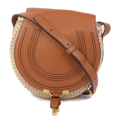 Chloe Raffia Marcie Basket Crossboby Bag金扣肩背袋