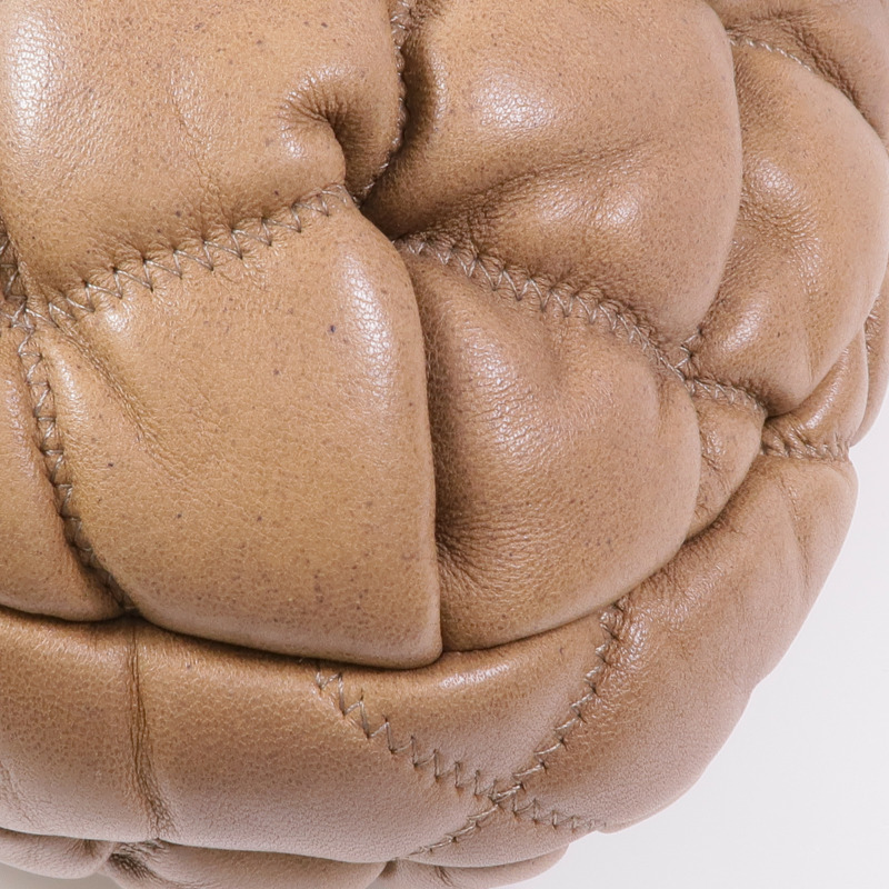 CHANEL 牛皮皮革Bubble Quilt Flap Bag金扣鏈帶肩背袋-4