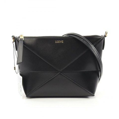LOEWE Puzzlefold 手拿包 C510PT1X011100 皮革黑色 全新 女款
