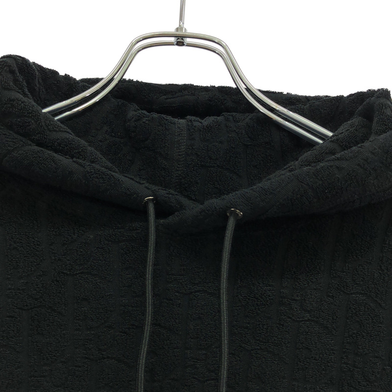 Christian Dior 連帽衫 113J631A0684 棉黑色二手中性款 #M-3