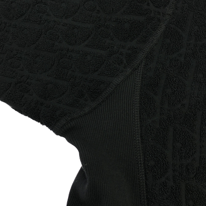 Christian Dior 連帽衫 113J631A0684 棉黑色二手中性款 #M-8