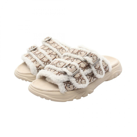Christian Dior × Cactus Jack 蟒蛇涼鞋 Fabric Beige 男款 #45