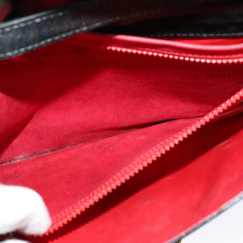 【日本直送】CELINE 黑色金色皮革肩背包 正品 127909-20