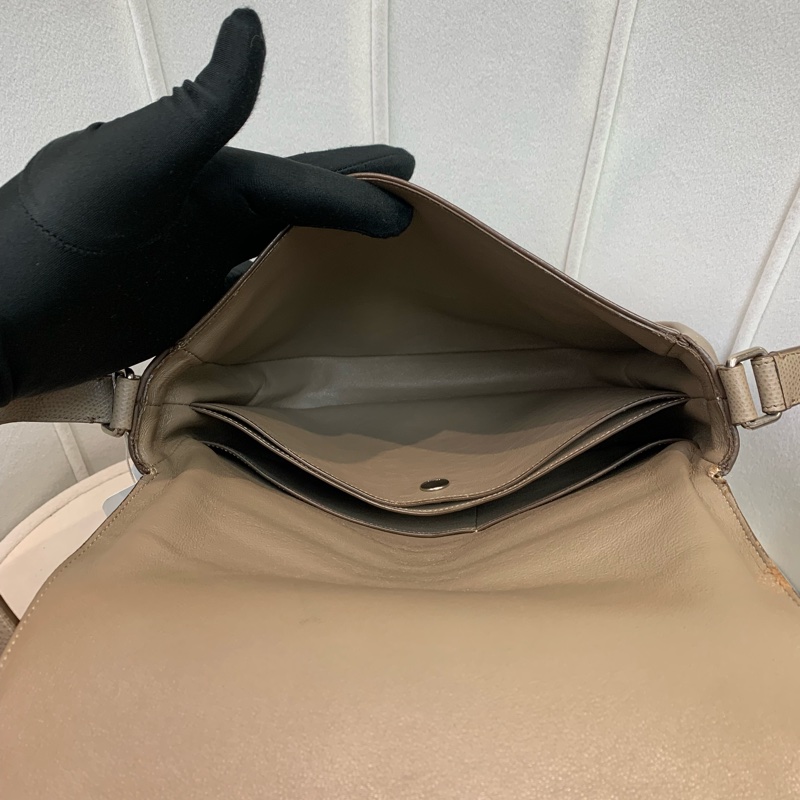 Celine 大象灰經典馬鞍 斜背包 XB570-18