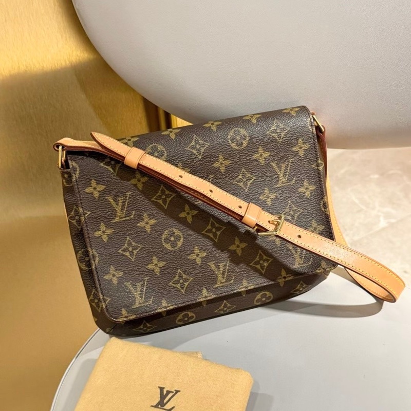 LV 老花 99新王菲包橫版 單肩包 27*20cm-4