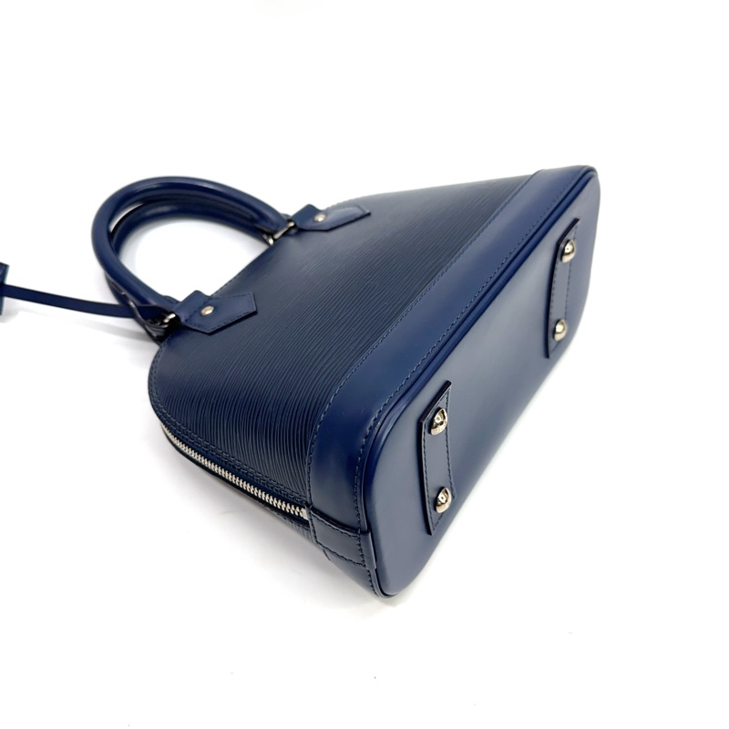 LV 深藍EPI 銀釦Alma BB手提斜背包 M40862-6