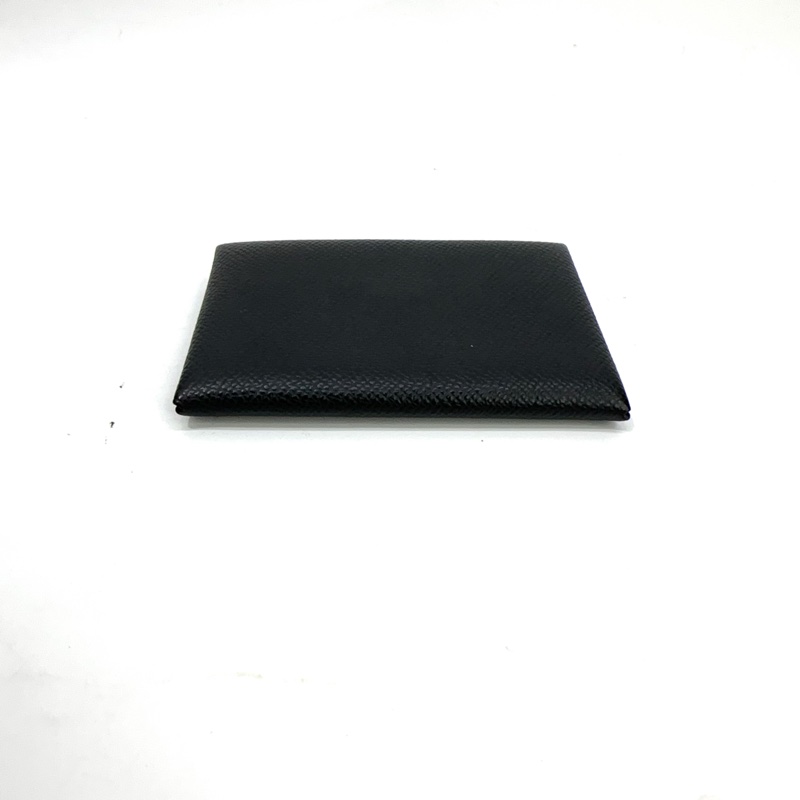Hermes 89黑Epson 銀釦Calvi 卡夾-2