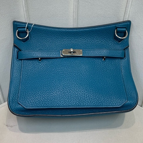 Hermes 吉卜賽28 風暴藍 銀扣 XB117