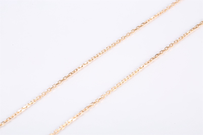 CHAUMET(尚美巴黎) Juxe De Liens 歡緣 豎版大叉項鏈 滿鑽 18K玫瑰金/鑽石 項鏈 玫瑰金 18K-3