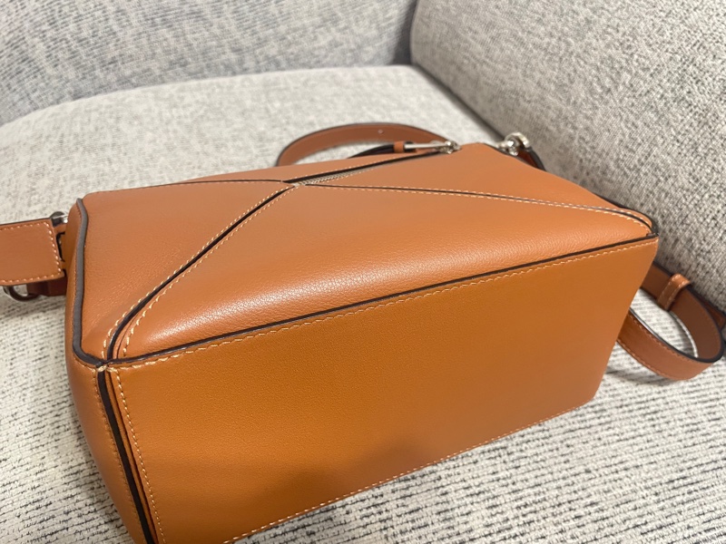 Loewe puzzle small - tan 焦糖色 小號-6