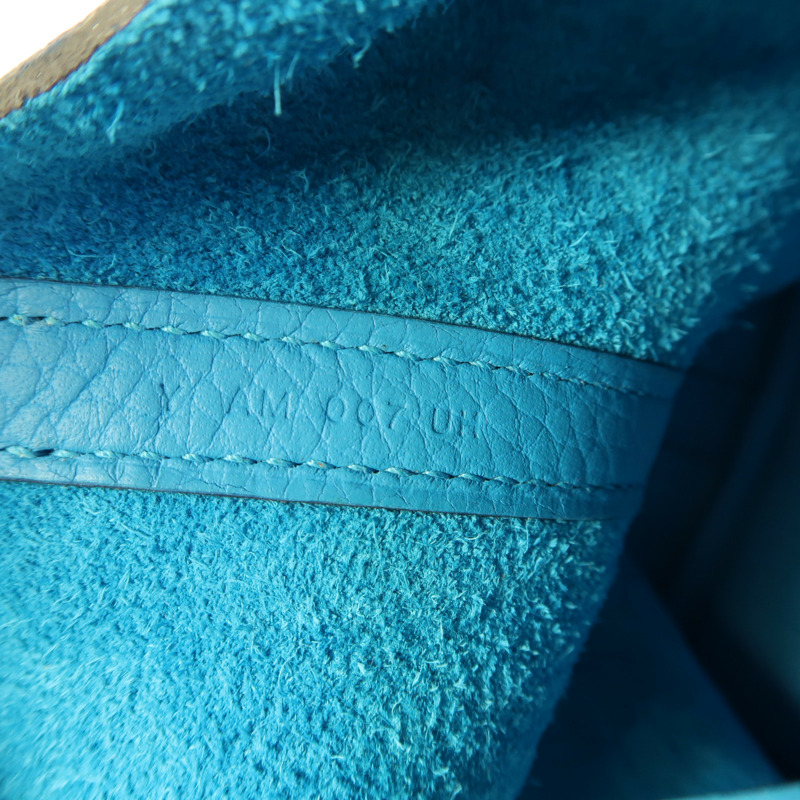 HERMES Clemence皮革Picotin PM銀扣手挽袋Bleu Zanzibar-7