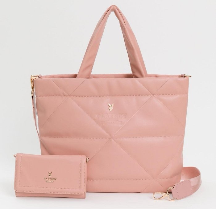 原價3680 全新playboy Air系列多功能可斜背摩登輕盈空氣包手提包斜背包側背包-0