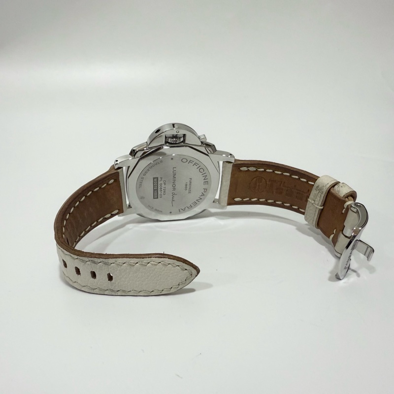 PANERAI沛納海白色錶Luminor due手錶42mm/PAM01046-4
