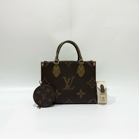 LV原花雙色ON THE GO PM/M46373