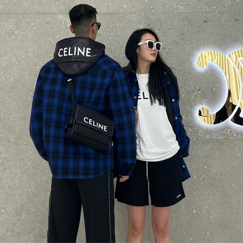 NOW BAGS｜【二手現貨】Celine 經典logo爆款郵差包
