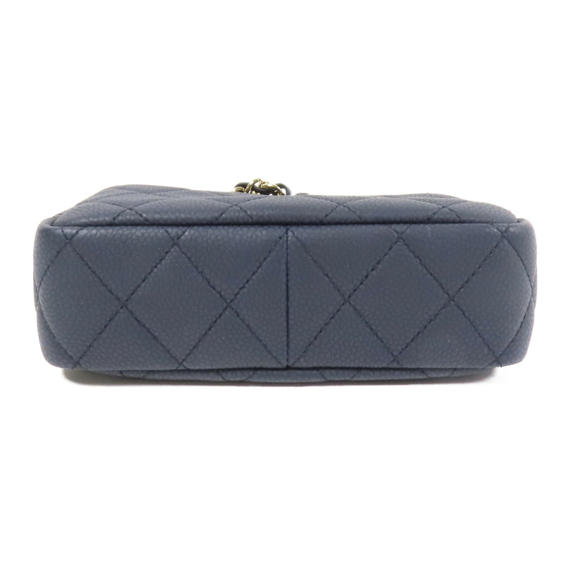 CHANEL 牛皮皮革Shoulder Bag金扣鏈帶肩背袋-2