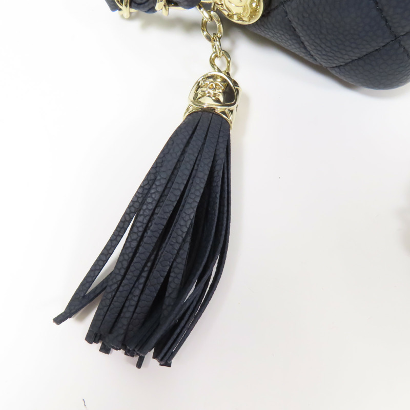 CHANEL 牛皮皮革Shoulder Bag金扣鏈帶肩背袋-8