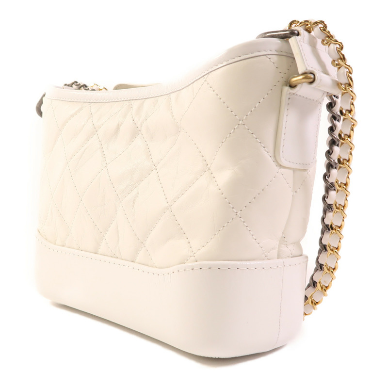 CHANEL 羊皮皮革Gabrielle Small鏈帶肩背袋-2